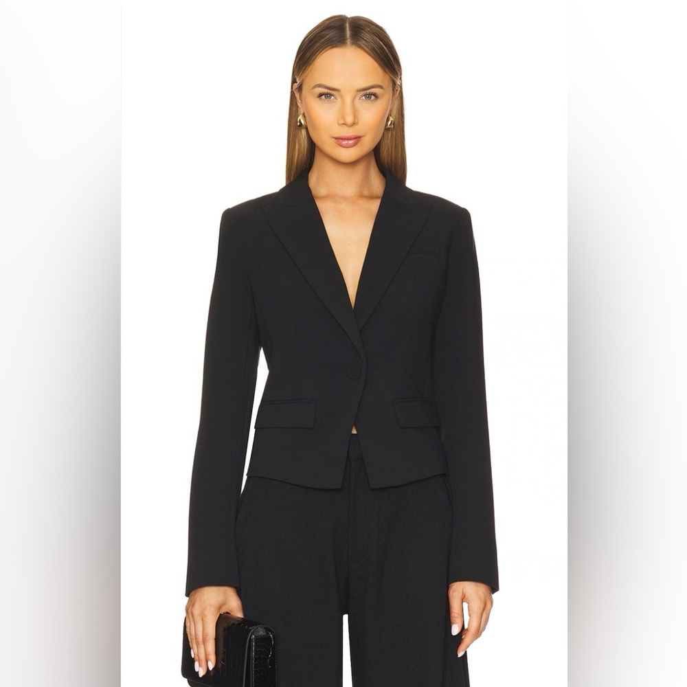 Favorite Daughter The Short Favorite Blazer in Black - Picture 1 of 6